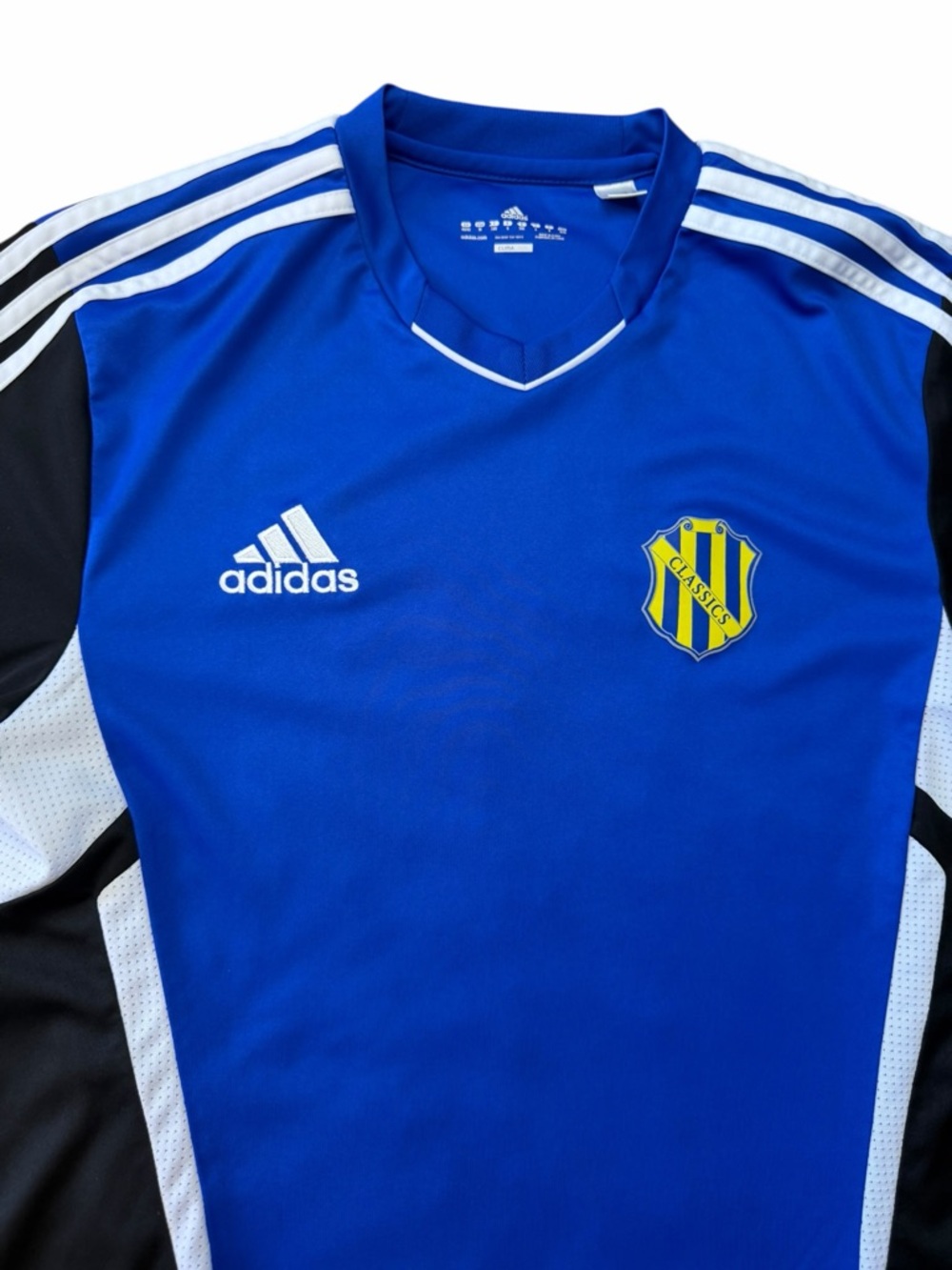 Adidas Men’s M Classics Soccer Club Blue & Black Soccer Jersey - Picture 2 of 7